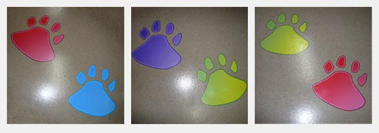Custom Floor Paws